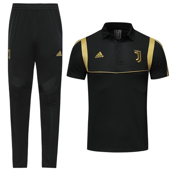 Polo Conjunto Completo Juventus 2019 2020 Negro Amarillo